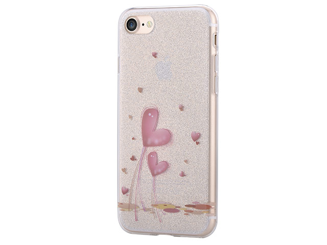 Чехол Vouni Vigour Shing case для Apple iPhone 7 (Love 1, пластиковый)