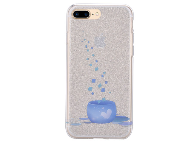 Чехол Vouni Vigour Shing case для Apple iPhone 7 plus (Love 2, пластиковый)