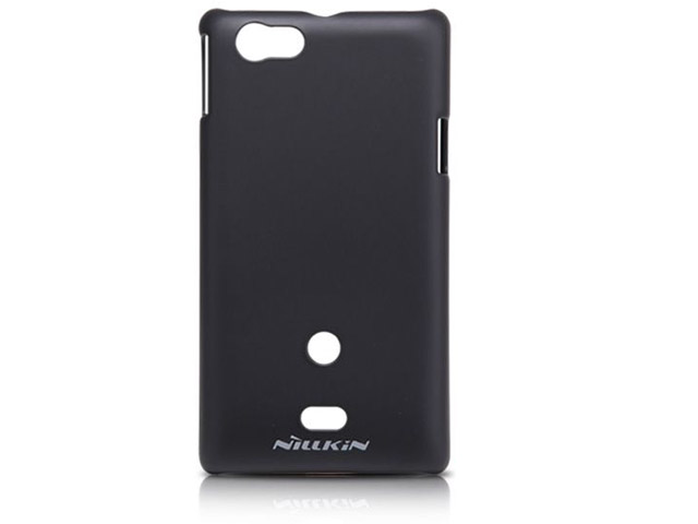 Чехол Nillkin Hard case для Sony Xperia miro ST23i (пластиковый, черный)