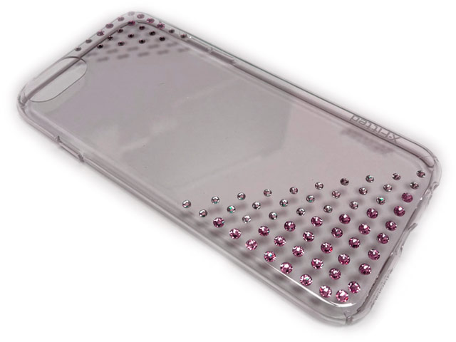 Чехол X-Fitted Queen Secret Deluxe для Apple iPhone 7 (прозрачный/розовый, пластиковый)