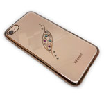 Чехол X-Fitted Graceful Leaf для Apple iPhone 7 (розово-золотистый, пластиковый)