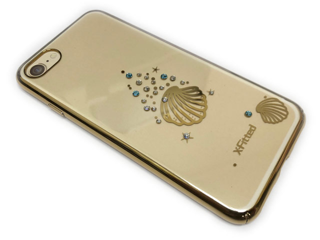 Чехол X-Fitted Undersea World для Apple iPhone 7 (золотистый, пластиковый)