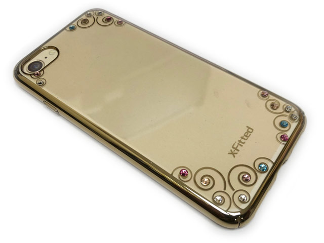 Чехол X-Fitted Perpetual Bloom для Apple iPhone 7 (золотистый, пластиковый)