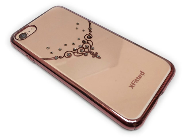 Чехол X-Fitted Forever Love для Apple iPhone 7 (розово-золотистый, пластиковый)