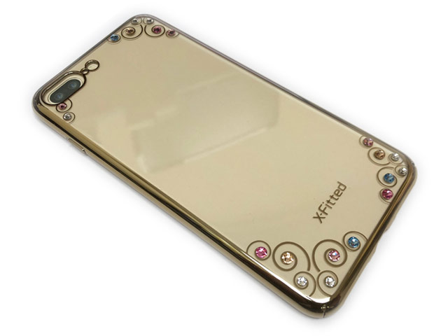 Чехол X-Fitted Perpetual Bloom для Apple iPhone 7 plus (золотистый, пластиковый)
