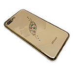 Чехол X-Fitted Graceful Leaf для Apple iPhone 7 plus (золотистый, пластиковый)