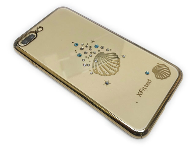 Чехол X-Fitted Undersea World для Apple iPhone 7 plus (золотистый, пластиковый)