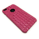 Чехол X-Fitted Faux Crocodile для Apple iPhone 7 plus (розовый, кожаный)