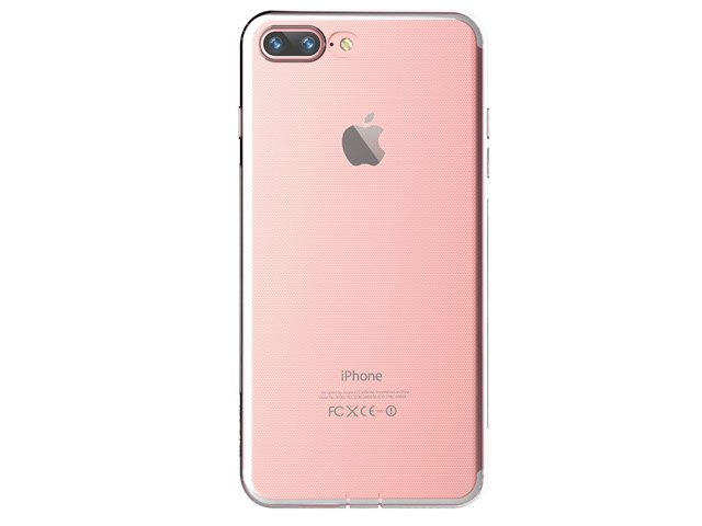 Чехол X-Fitted Soft Case для Apple iPhone 7 plus (прозрачный, гелевый)