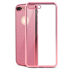 Чехол X-Fitted E-Plating Case для Apple iPhone 7 plus (розово-золотистый, гелевый)