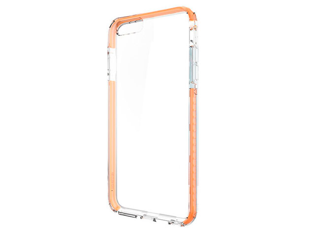 Чехол X-Fitted Colorful Stripe для Apple iPhone 7 (оранжевый, гелевый)