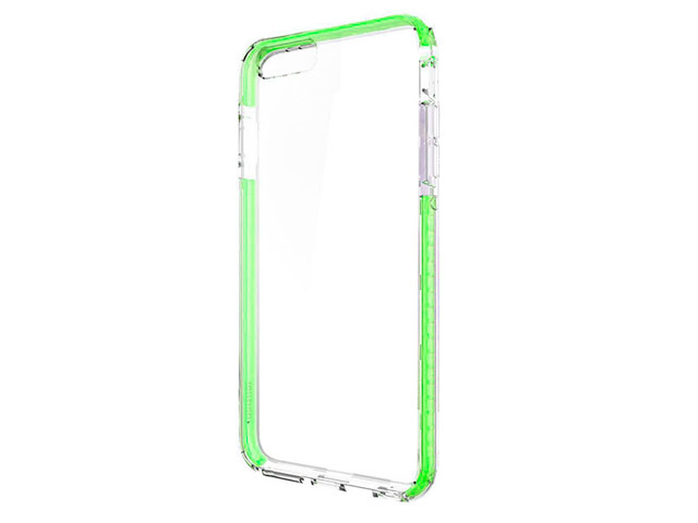 Чехол X-Fitted Colorful Stripe для Apple iPhone 7 plus (зеленый, гелевый)