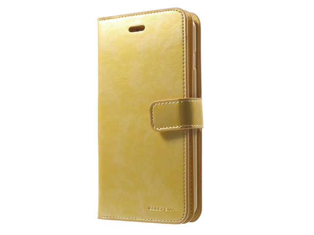 Чехол Mercury Goospery Mansoor Wallet для Apple iPhone 7 plus (золотистый, винилискожа)
