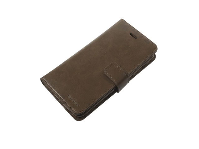 Чехол Mercury Goospery Mansoor Wallet для Apple iPhone 7 plus (коричневый, винилискожа)