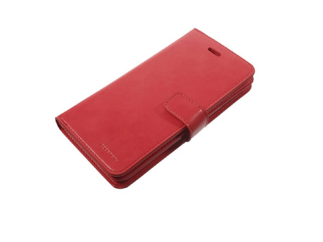 Чехол Mercury Goospery Mansoor Wallet для Apple iPhone 7 plus (красный, винилискожа)