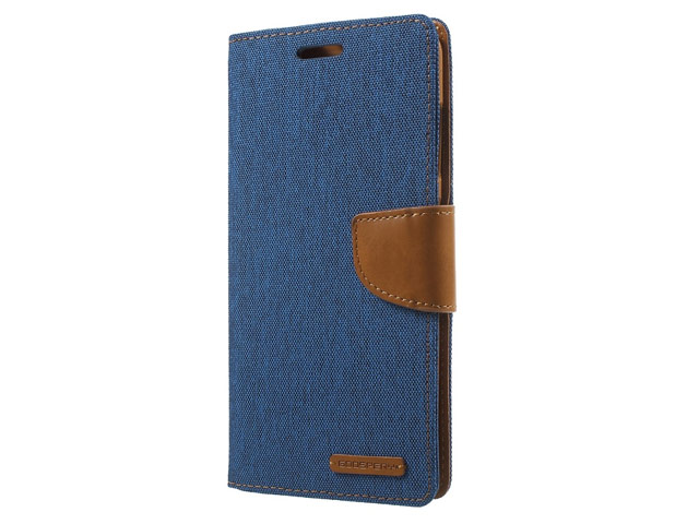 Чехол Mercury Goospery Canvas Diary для Asus Zenfone 3 Deluxe ZS570KL (голубой, матерчатый)