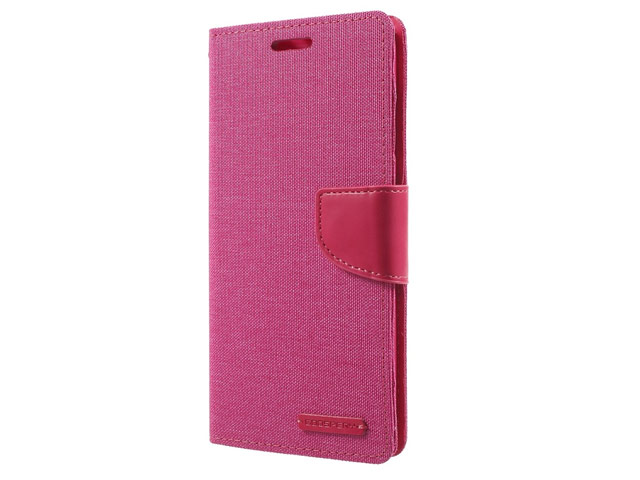 Чехол Mercury Goospery Canvas Diary для Asus Zenfone 3 Deluxe ZS570KL (розовый, матерчатый)