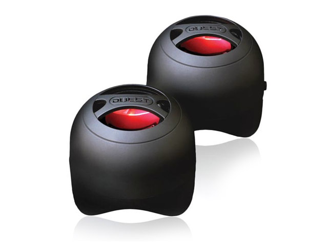 Портативные колонки DBEST PS4003 Duo Wire Mini-Speaker (черные, стерео)