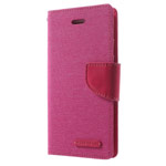Чехол Mercury Goospery Canvas Diary для Apple iPhone 7 (розовый, матерчатый)
