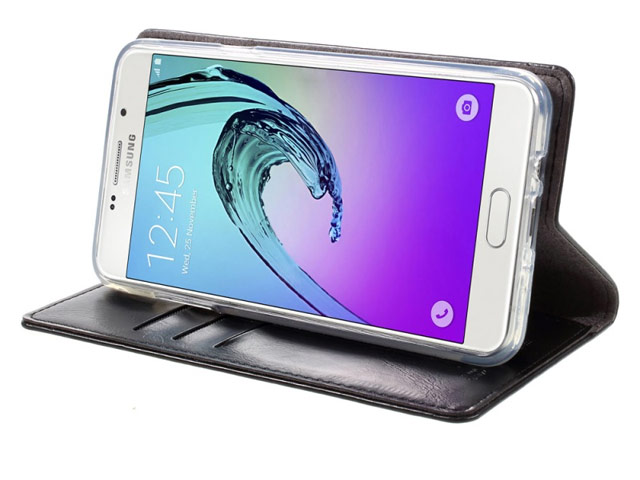 Чехол Mercury Goospery Blue Moon Flip для Samsung Galaxy J7 2016 J710 (черный, винилискожа)