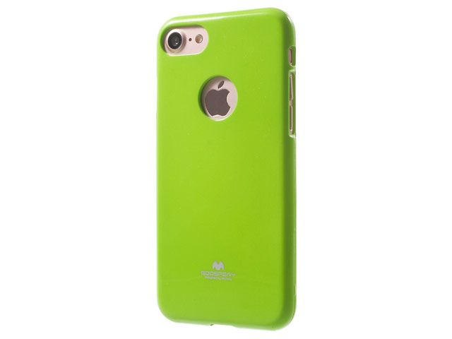 Чехол Mercury Goospery Jelly Case Hole для Apple iPhone 7 (зеленый, гелевый)