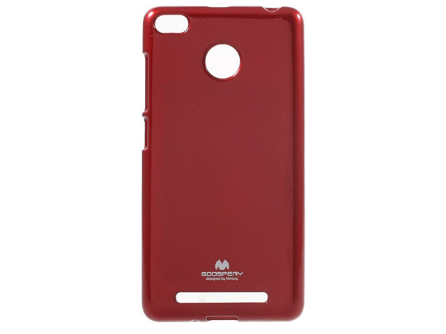 Чехол Mercury Goospery Jelly Case для Xiaomi Redmi 3 Pro (красный, гелевый)