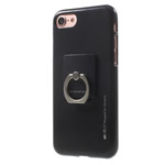 Чехол Mercury Goospery i-Jelly Ring Case для Apple iPhone 7 (черный, гелевый)