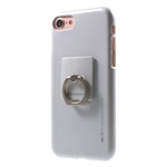 Чехол Mercury Goospery i-Jelly Ring Case для Apple iPhone 7 (серебристый, гелевый)