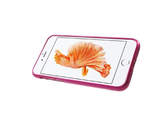 Чехол Mercury Goospery i-Jelly Ring Case для Apple iPhone 7 (малиновый, гелевый)