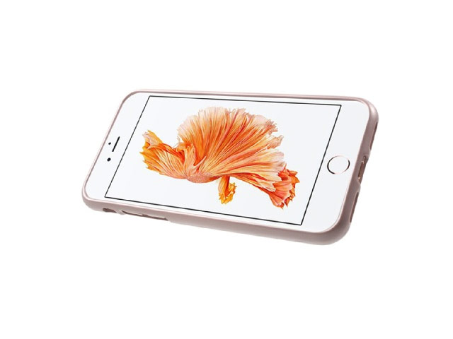 Чехол Mercury Goospery i-Jelly Ring Case для Apple iPhone 7 (розово-золотистый, гелевый)