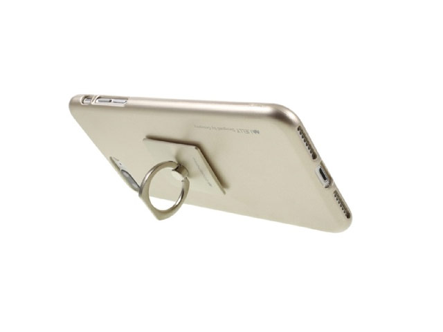 Чехол Mercury Goospery i-Jelly Ring Case для Apple iPhone 7 plus (золотистый, гелевый)