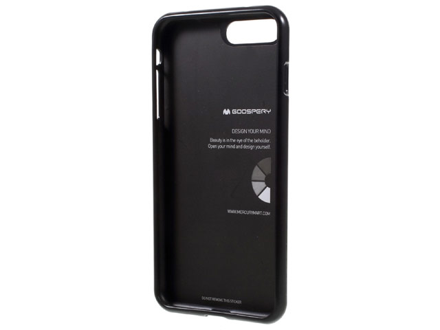 Чехол Mercury Goospery i-Jelly Ring Case для Apple iPhone 7 plus (серебристый, гелевый)