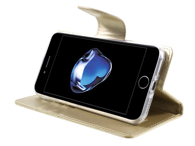 Чехол Mercury Goospery Bravo Diary для Apple iPhone 7 (черный, винилискожа)