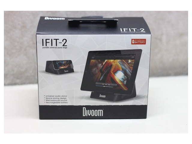 Портативная колонка Divoom iFit-2 с подставкой (белая, стерео)