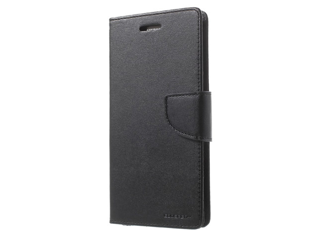 Чехол Mercury Goospery Bravo Diary для Samsung Galaxy S7 edge (черный, винилискожа)