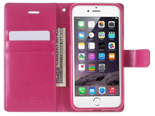 Чехол Mercury Goospery Blue Moon Diary для Apple iPhone 7 (голубой, винилискожа)