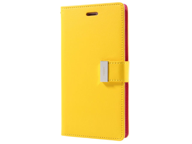 Чехол Mercury Goospery Rich Diary для Apple iPhone 7 (желтый, кожаный)