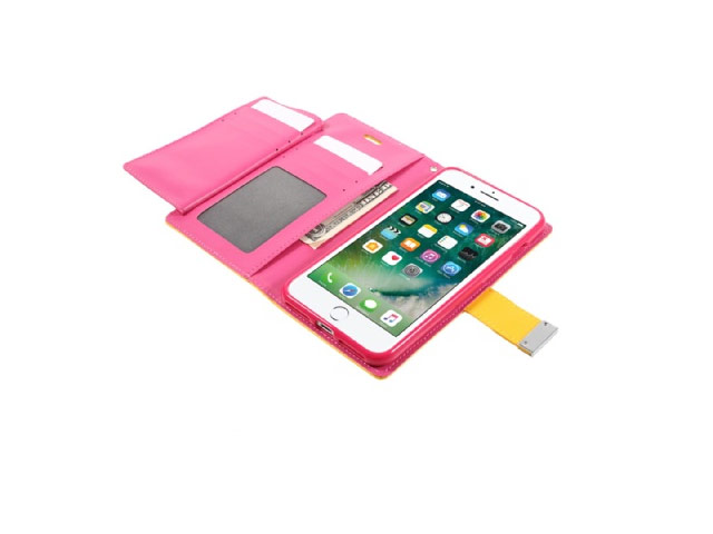 Чехол Mercury Goospery Rich Diary для Apple iPhone 7 plus (желтый, кожаный)