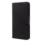 Чехол Mercury Goospery Canvas Diary для Xiaomi Redmi Note 4 (черный, матерчатый)