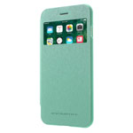 Чехол Mercury Goospery WOW Bumper View для Apple iPhone 7 (голубой, винилискожа)