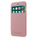 Чехол Mercury Goospery WOW Bumper View для Apple iPhone 7 plus (розовый, винилискожа)