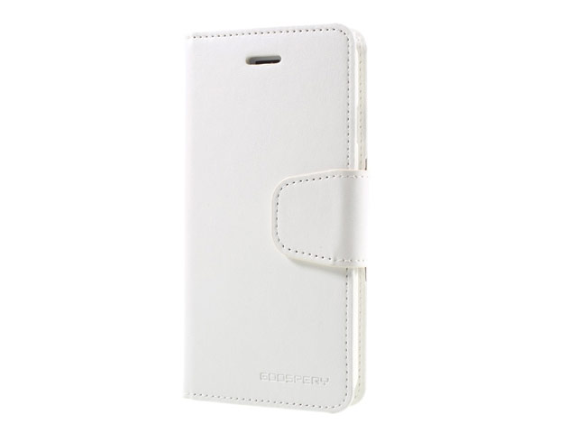 Чехол Mercury Goospery Sonata Diary Case для Apple iPhone 7 plus (белый, винилискожа)