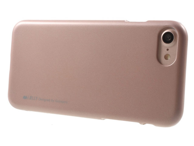 Чехол Mercury Goospery i-Jelly Case для Apple iPhone 7 (серебристый, гелевый)