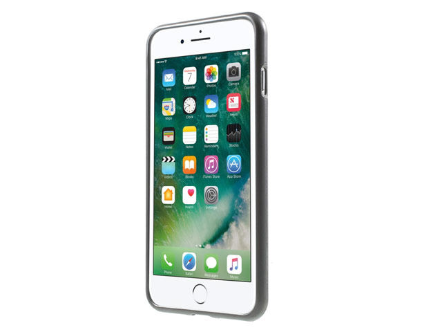Чехол Mercury Goospery i-Jelly Case для Apple iPhone 7 plus (серый, гелевый)