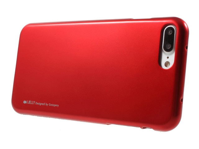 Чехол Mercury Goospery i-Jelly Case для Apple iPhone 7 plus (красный, гелевый)