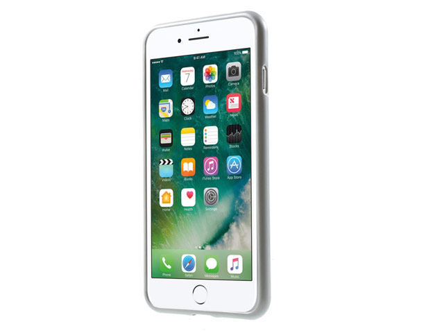 Чехол Mercury Goospery i-Jelly Case для Apple iPhone 7 plus (серебристый, гелевый)