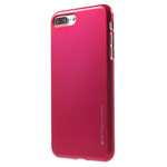 Чехол Mercury Goospery i-Jelly Case для Apple iPhone 7 plus (малиновый, гелевый)