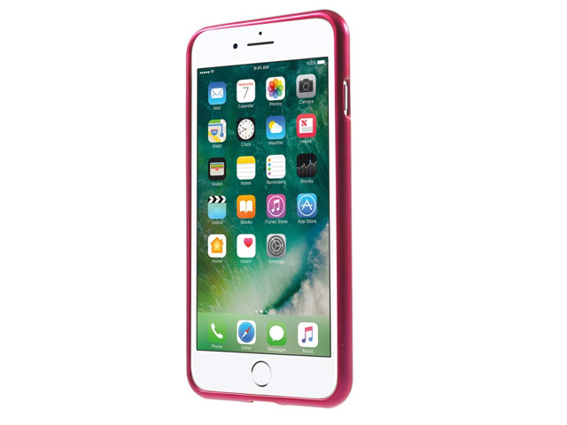 Чехол Mercury Goospery i-Jelly Case для Apple iPhone 7 plus (малиновый, гелевый)