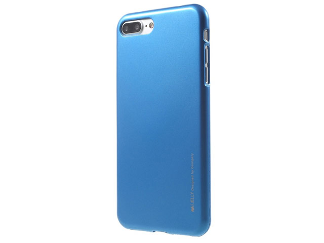 Чехол Mercury Goospery i-Jelly Case для Apple iPhone 7 plus (голубой, гелевый)