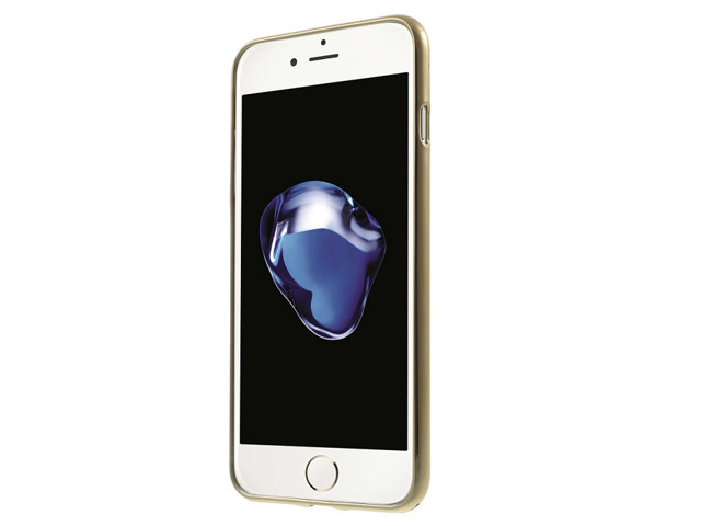 Чехол Mercury Goospery Ring2 Case для Apple iPhone 7 (золотистый, гелевый)